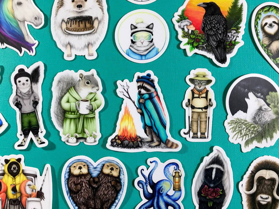 Abundance Illustration Sticker - Bear Country Kitchen