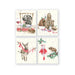 Wrendale Small Christmas Card Pack Of 16 Dog, Rabbit, Donkey, Mouse - Bear Country Kitchen