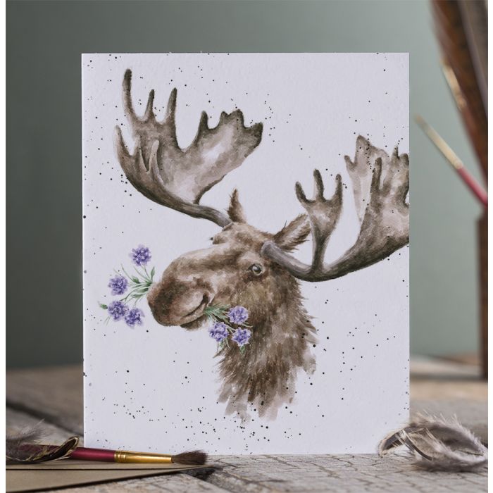 Wrendale Greeting Card Mountain Ranger (Moose) - Bear Country Kitchen