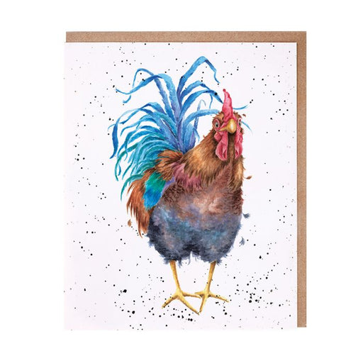Wrendale Greeting Card Colors Of The Rainbow (Rooster) - Bear Country Kitchen