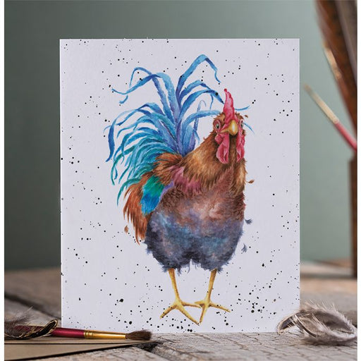 Wrendale Greeting Card Colors Of The Rainbow (Rooster) - Bear Country Kitchen