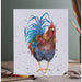 Wrendale Greeting Card Colors Of The Rainbow (Rooster) - Bear Country Kitchen