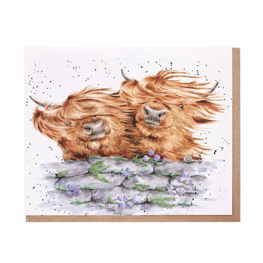 Wrendale Greeting Card Blown Away - Bear Country Kitchen