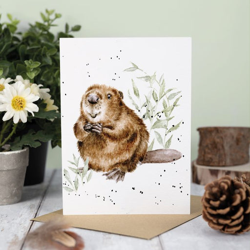 Wrendale Greeting Card The Arborist (Beaver) - Bear Country Kitchen
