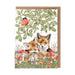 Wrendale Greeting Card Under The Oak Tree (Foxes) - Bear Country Kitchen