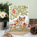 Wrendale Greeting Card Under The Oak Tree (Foxes) - Bear Country Kitchen