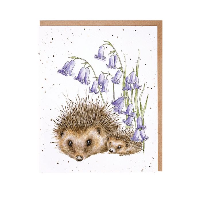 Wrendale Card Pack Of 8 Love And Hedgehugs