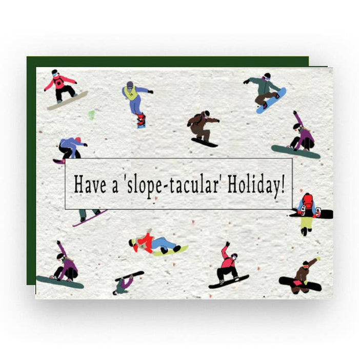 Artsy Em Wildflower Seed Paper Christmas Card - Bear Country Kitchen