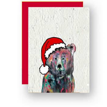Artsy Em Wildflower Seed Paper Christmas Card - Bear Country Kitchen