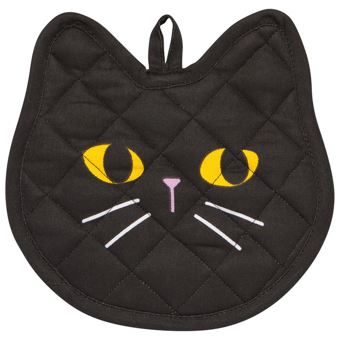 Danica Jubilee Pot Holder Black Cat - Bear Country Kitchen