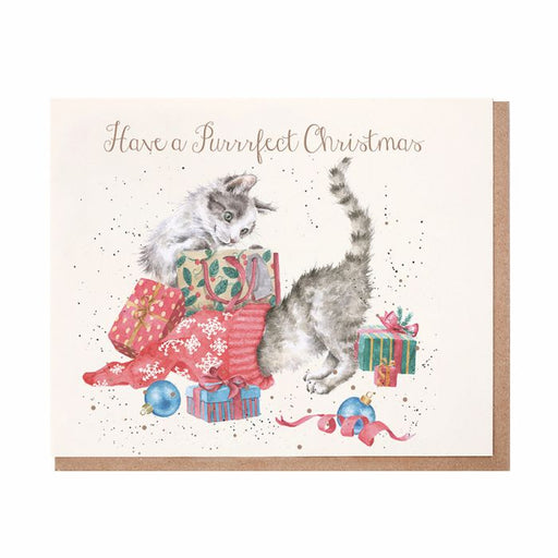 Wrendale Greeting Card Have A Purrfect Christmas - Bear Country Kitchen