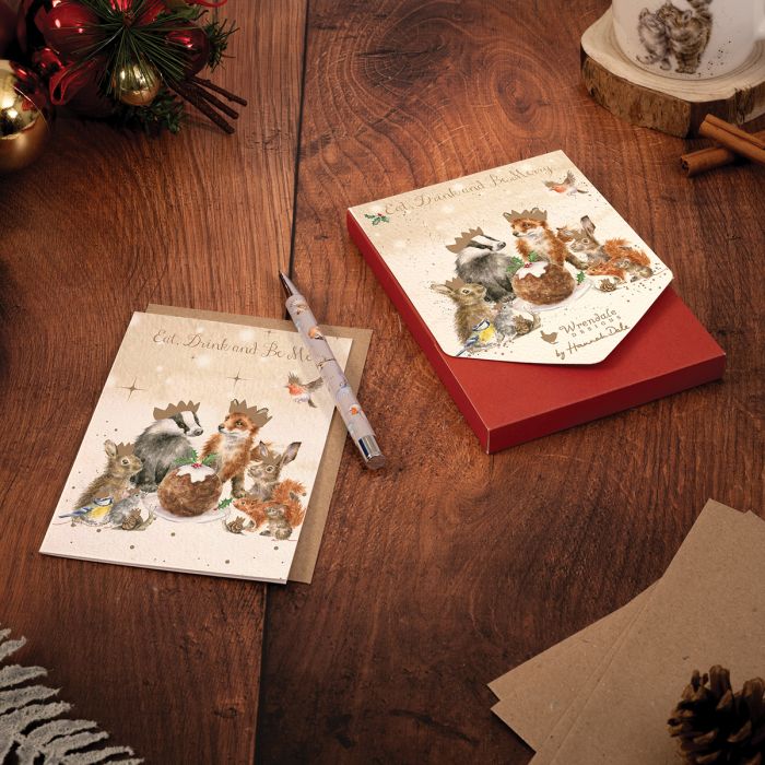 Wrendale Christmas Card Pack Of 8 Christmas Kings