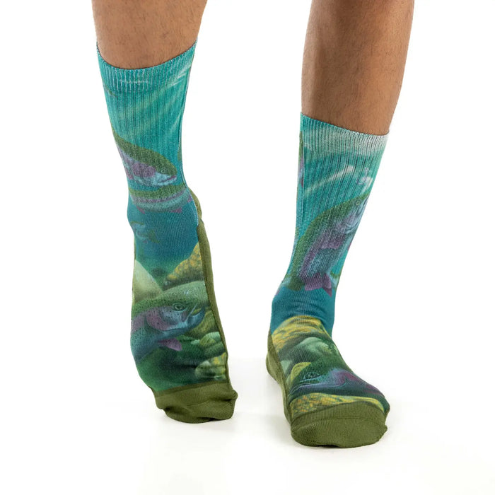 Good Luck Sock Active Fit Men Brown Trout