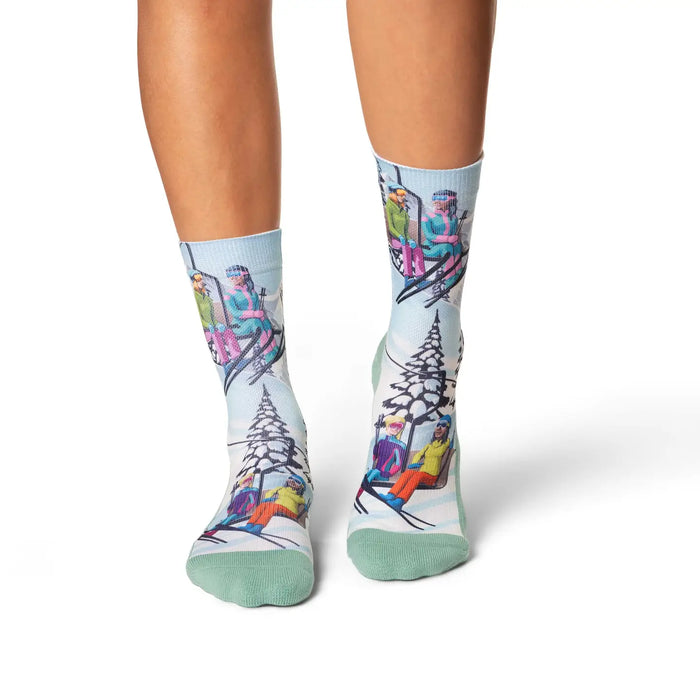 Good Luck Sock Active Fit Women Ski Lift