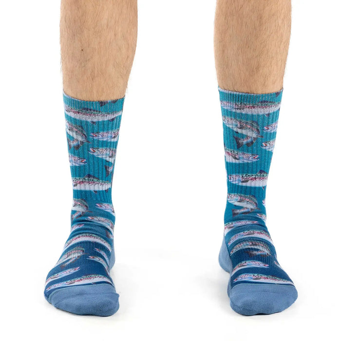 Good Luck Sock Active Fit Men Rainbow Trout