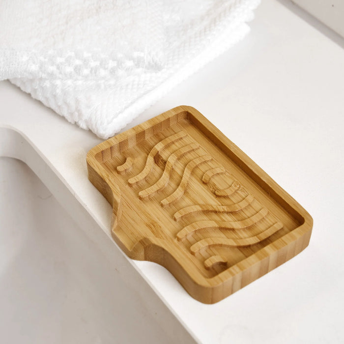 Bamboo Switch Bar Soap Lift Wavy - Bear Country Kitchen