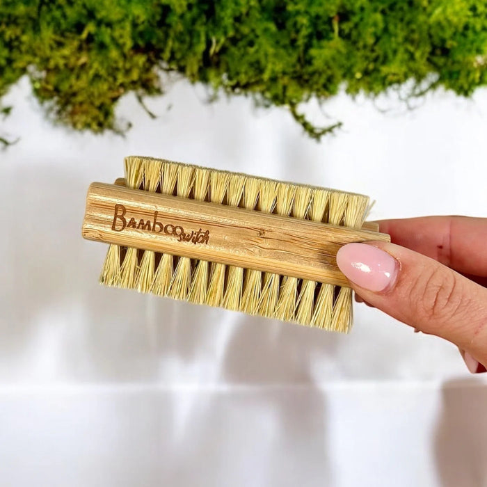 Bamboo Switch Nail Brush - Bear Country Kitchen