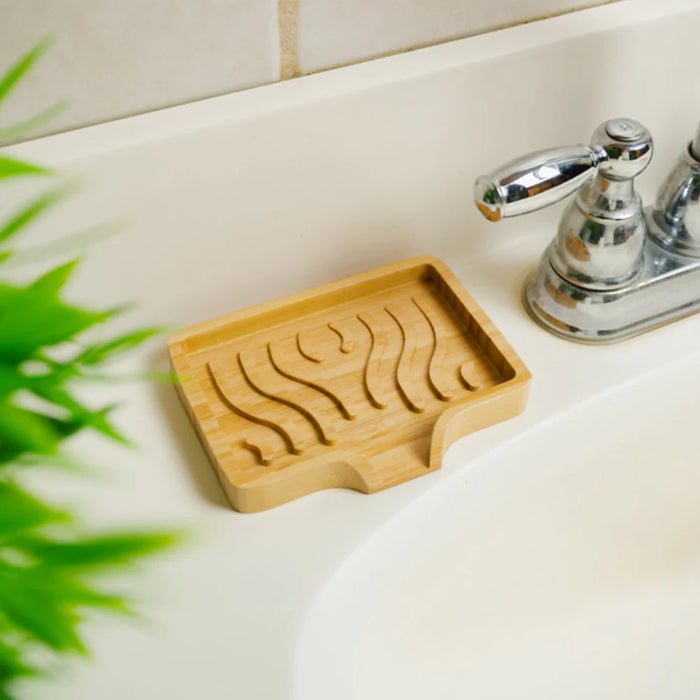 Bamboo Switch Bar Soap Lift Wavy - Bear Country Kitchen