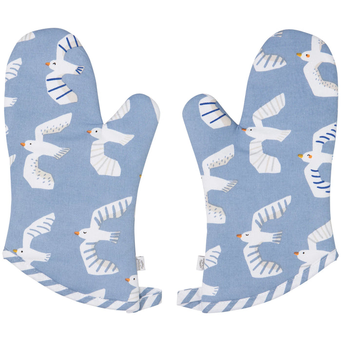 Danica Jubilee Set Of 2 Oven Mitts Birdie - Bear Country Kitchen