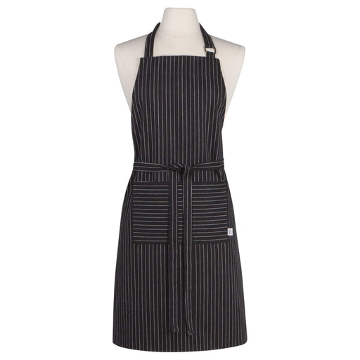 Danica Chef Apron - Pinstripe Black - Bear Country Kitchen