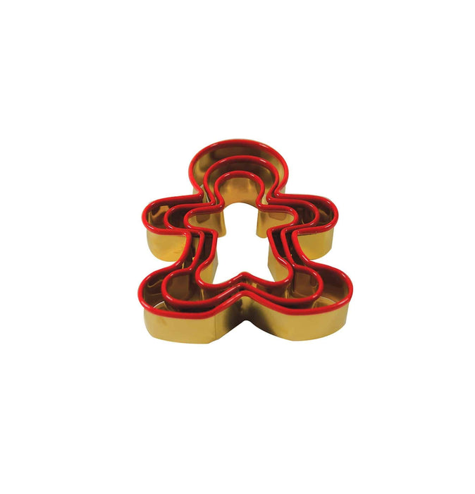 Set of 3 Cookie Cutters Red & Gold - Bear Country Kitchen