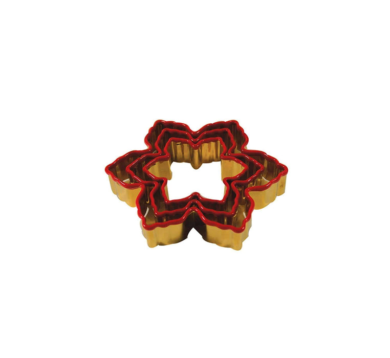 Set of 3 Cookie Cutters Red & Gold - Bear Country Kitchen