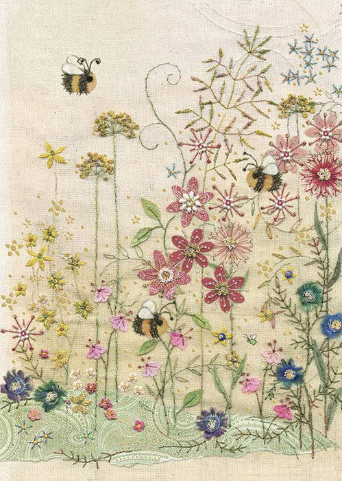Bug Art Amy's Card Bees Meadow - Bear Country Kitchen