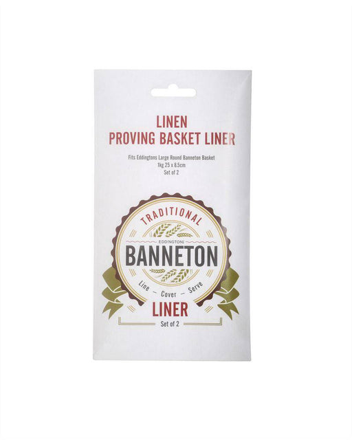 Eddingtons Linen Banneton Liner 1KG Round S/2 - Bear Country Kitchen