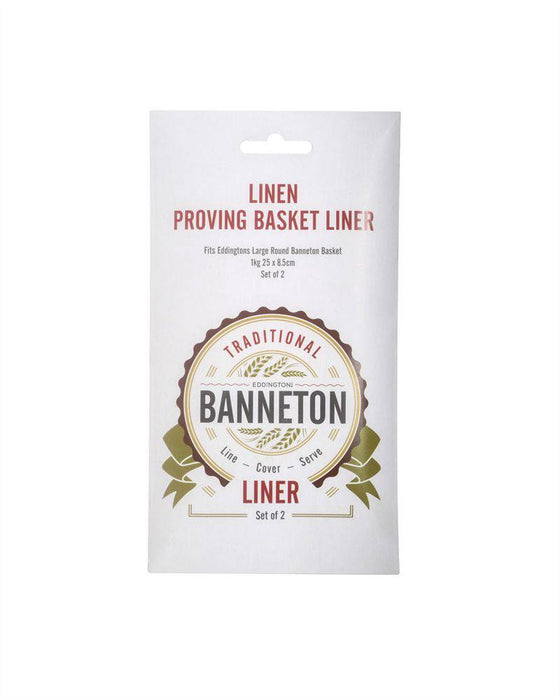 Eddingtons Linen Banneton Liner 1KG Round S/2 - Bear Country Kitchen