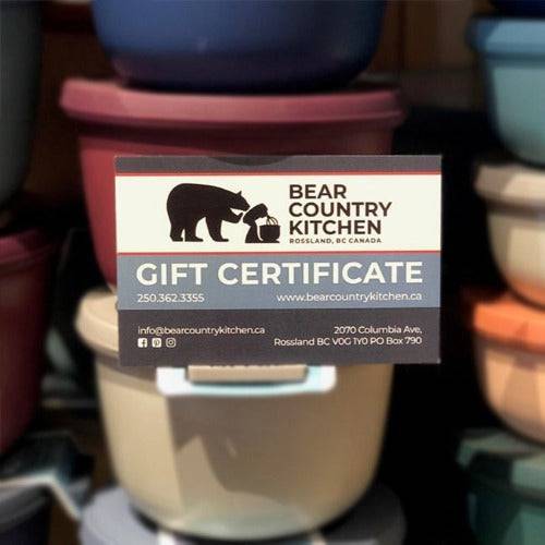 Gift Card - Bear Country Kitchen