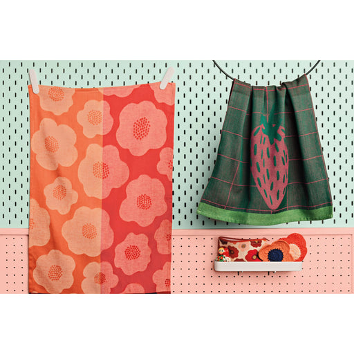 Danica Jubilee Jacquard Dishtowel Berry Sweet - Bear Country Kitchen