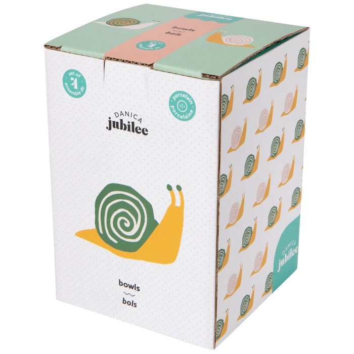 Danica Jubilee Set Of 4 Everyday Bowls Snails - Bear Country Kitchen