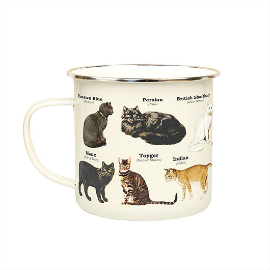 Gift Republic Enamel Mug Cats - Bear Country Kitchen