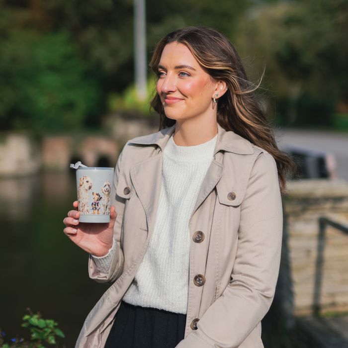 Wrendale Thermal Travel Cup Dogs - Bear Country Kitchen