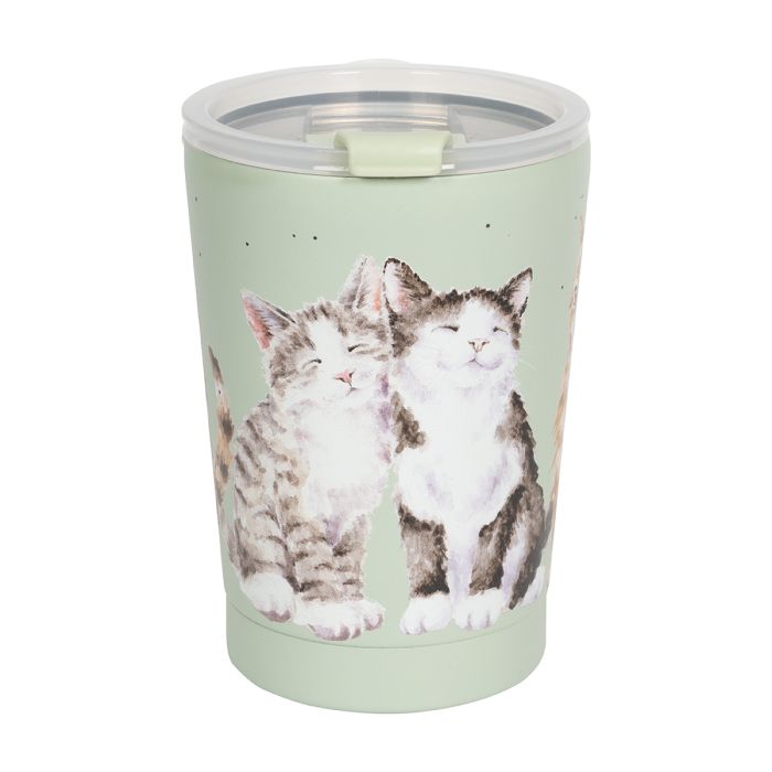 Wrendale Thermal Travel Cup Cats - Bear Country Kitchen