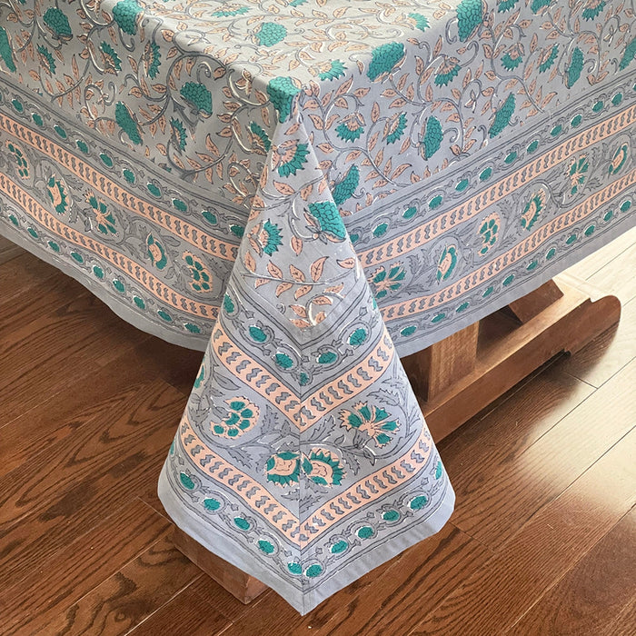 Mahogany Printed Tablecloth Henna - 60" x 90" - Bear Country Kitchen