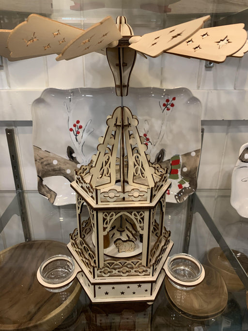 Christmas Tradition T-Lite Laser Cut Pyramid - Bear Country Kitchen