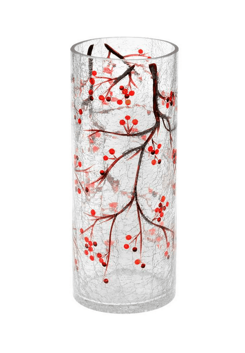 Winterberry Glass Hurricane - Bear Country Kitchen