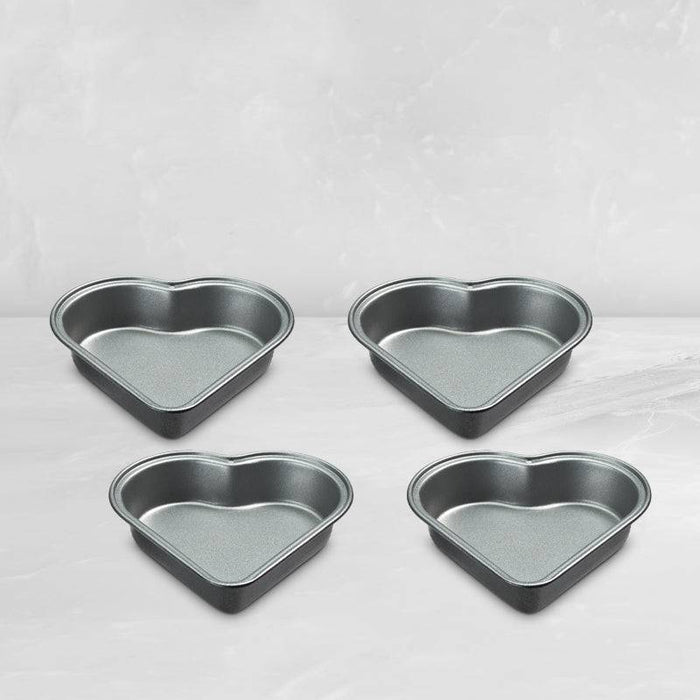 Cuisinart Non-Stick Mini Heart Pan Set Of 4 - Bear Country Kitchen