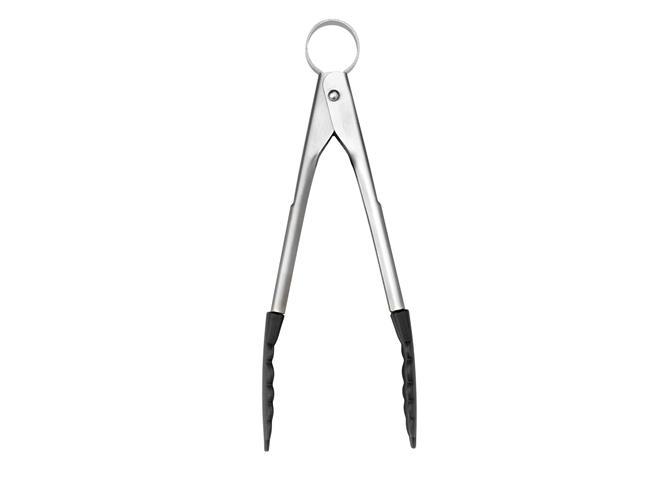 Cuisipro Mini Silicone Tongs - Black - Bear Country Kitchen