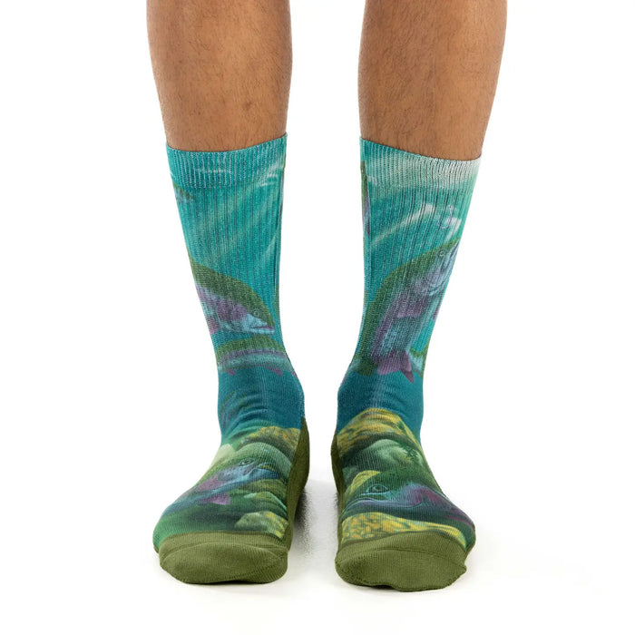 Good Luck Sock Active Fit Men Brown Trout