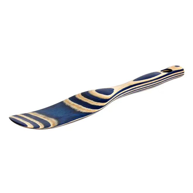 Island Bamboo Pakkawood Spurtle Blue 28CM