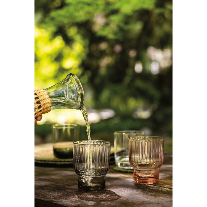 Danica Now Designs Acrylic Fluted DOF Tumbler Olive - Bear Country Kitchen