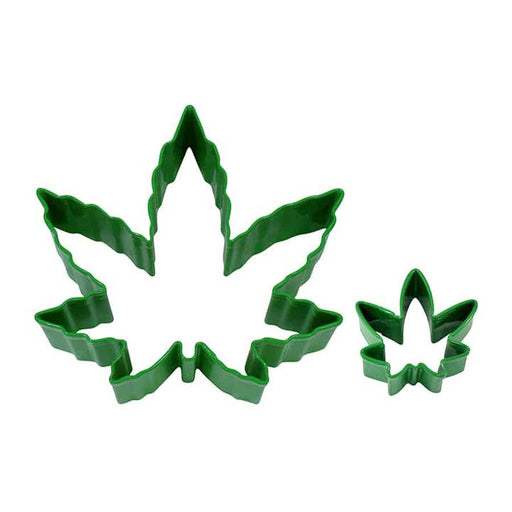 R&M Cookie Cutter Set Of 2 Hemp Leaves - Bear Country Kitchen