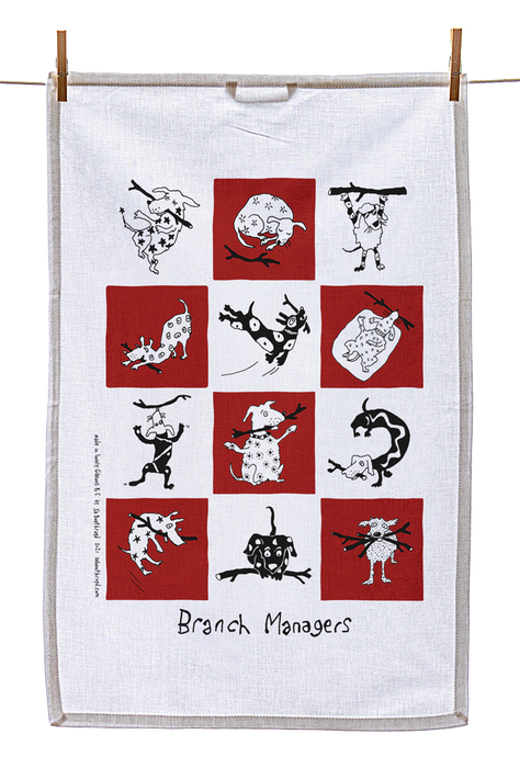 Sa Boothroyd's Tea Towel - Branch Managers - Bear Country Kitchen