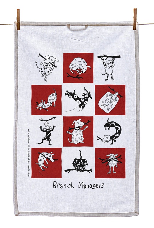Sa Boothroyd's Tea Towel - Branch Managers - Bear Country Kitchen