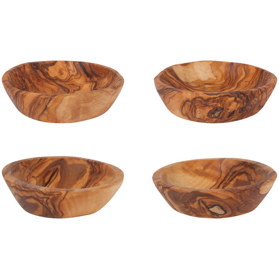 Danica Heirloom Olive Wood Pinch Bowl Set Of 4 - Bear Country Kitchen