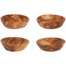 Danica Heirloom Olive Wood Pinch Bowl Set Of 4 - Bear Country Kitchen
