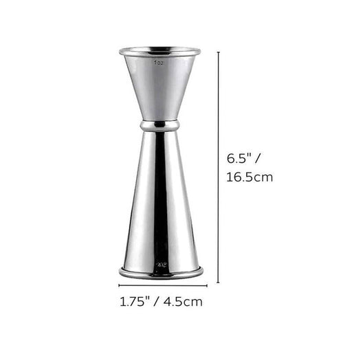 Oggi Stainless Steel Double Jigger - Bear Country Kitchen