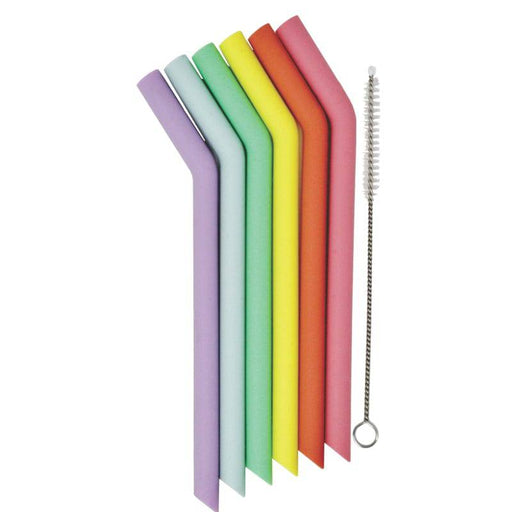 Danesco Mini Silicone Straws Set/ 7 - Bear Country Kitchen
